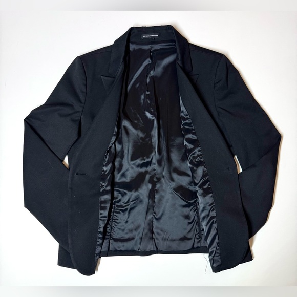 Express Design Studio Women's Black Stretch Blazer Jacket Size- 12 - Picture 7 of 8